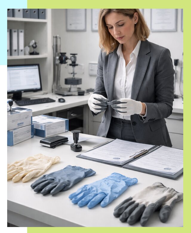 Сертификация перчаток в Златоусте от 8764 р. | Алешин-Злт