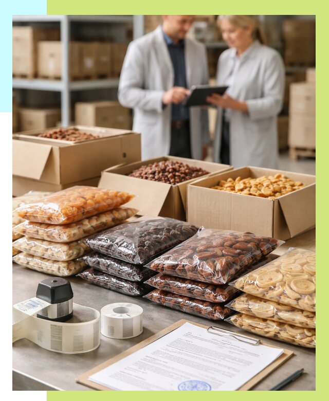 Сертификация сухофруктов в Златоусте от 12372 р. | Алешин-Злт под ключ