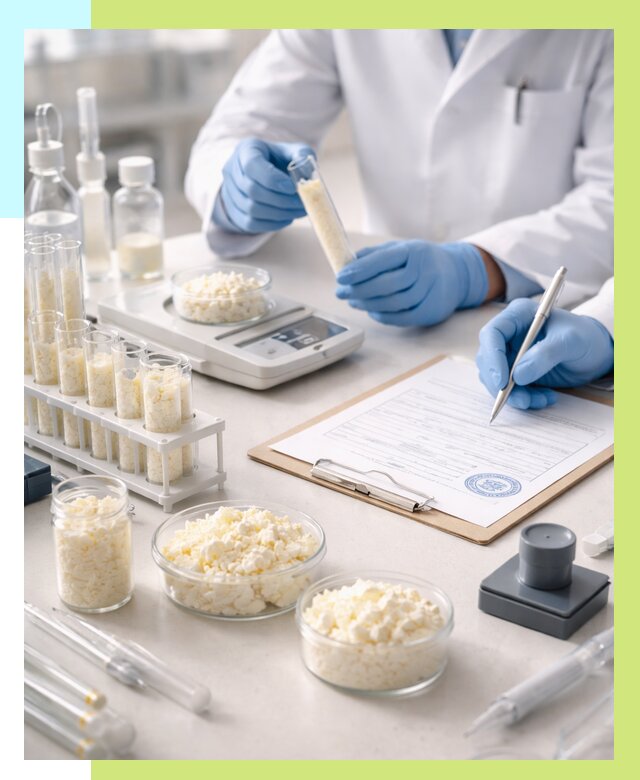 Сертификация творога в Златоусте от 12372 р. под ключ | Алешин-Злт
