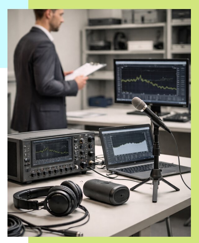 Сертификация аудиотехники в Златоусте от 15465 р., Алешин-Злт