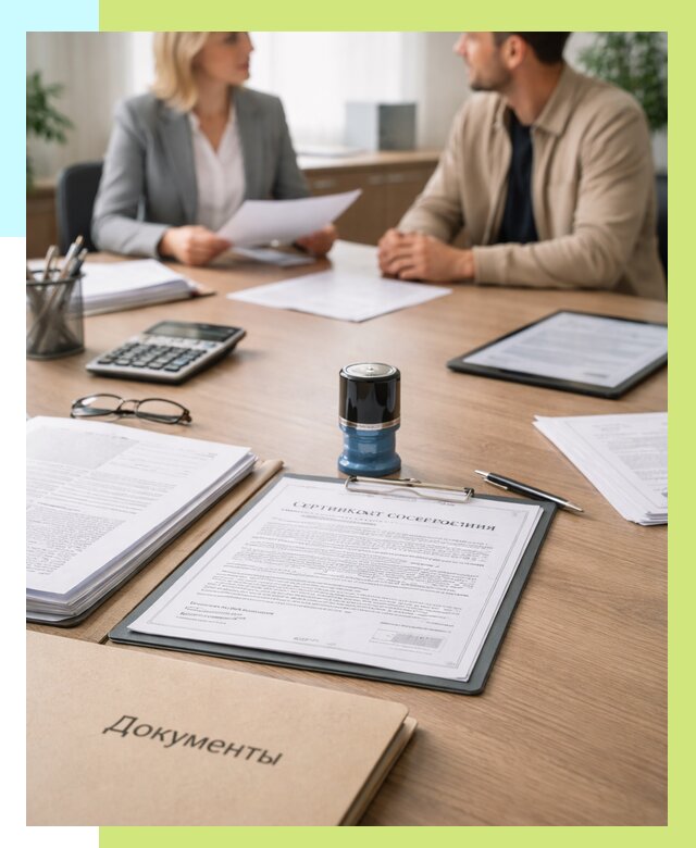 Сертификат соответствия на продукцию в Златоусте от 15465 р.|Алешин-Злт