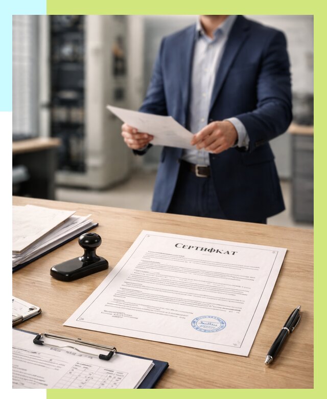 Сертификат на оборудование в Златоусте от 15465 р. | Алешин-Злт