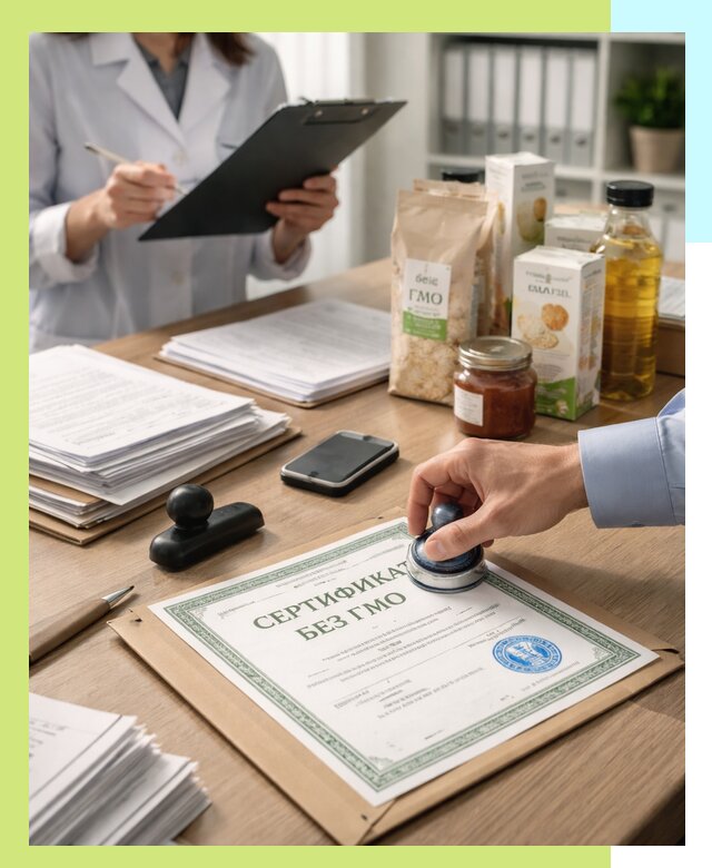 Получение сертификата Без ГМО для продукции в Златоусте