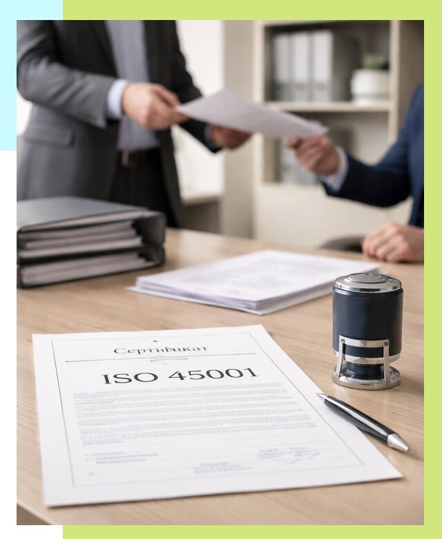 Сертификат ISO 45001 в Златоусте под ключ от 46395 р. | Алешин-Злт
