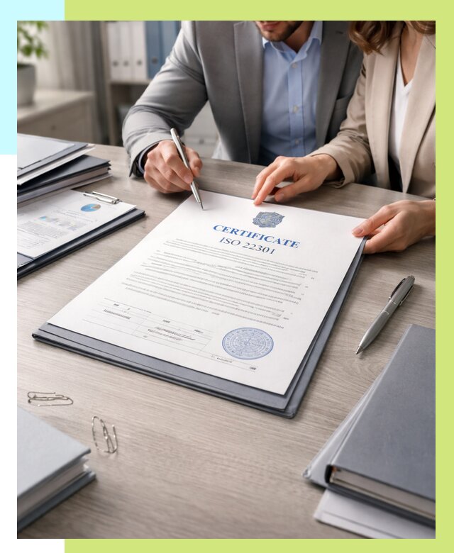 Сертификат ISO 22301 в Златоусте от 46395 р. | Алешин-Злт срочно